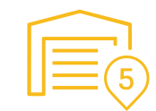 5 Warehouses